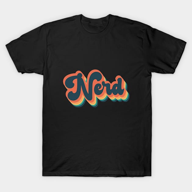 Nerd - Nerd Retro Vintage T-Shirt by Kudostees